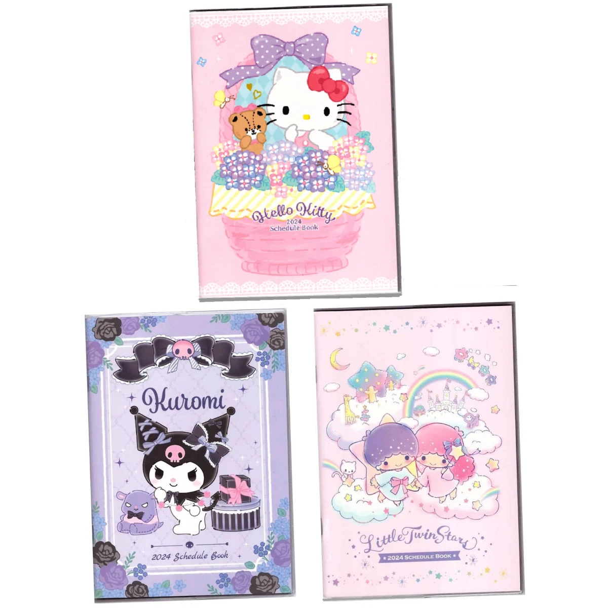 Sanrio Weekly Planner Grid Journal Notebook Kuromi Weekly Purple