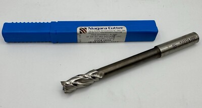 NEW NIAGARA 08688 1/2 X 1/2 X 1-1/4X6 3FL HSS SQUARE END MILL AL337 SHIPS FREE!!