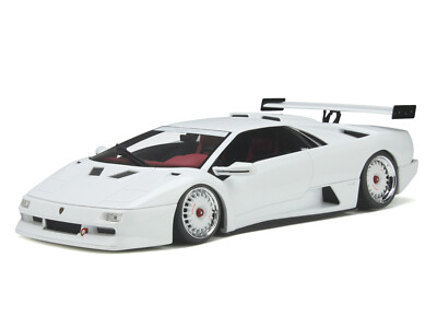 希少GT SPIRIT 1/18 K.O. ディアブロ GTS330マッドレーン 1/18 Lamborghini Diablo K.O. Kazuki Ohashi Madlane White GT Spirit
