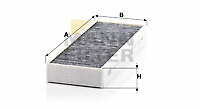 MANN-FILTER CUK 26 014-2 Filtro, aire interior para PEUGEOT - Imagen 1 de 1