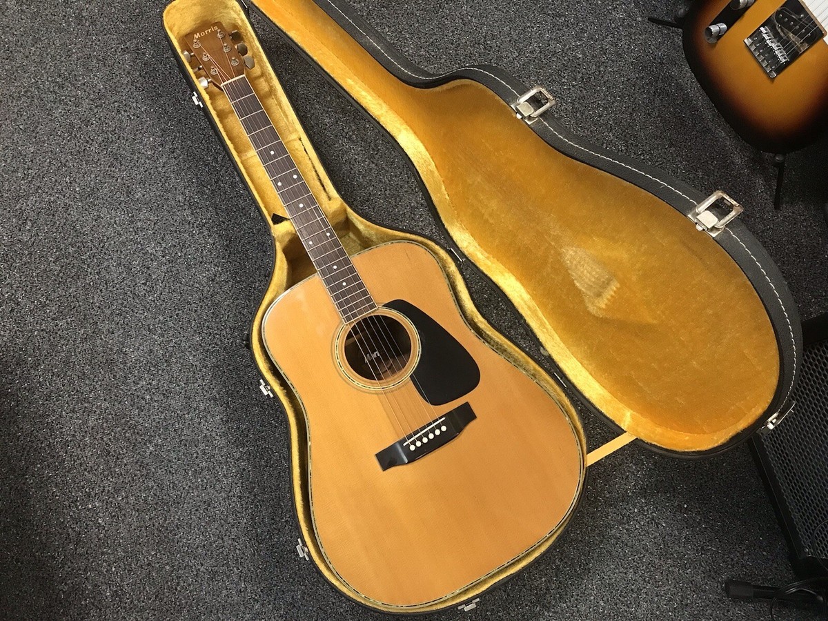 Morris MD-515 vintage acoustic guitar made in Japan 1970s v Morris MD-515 vintage acoustic guitar made in Japan 1970s v