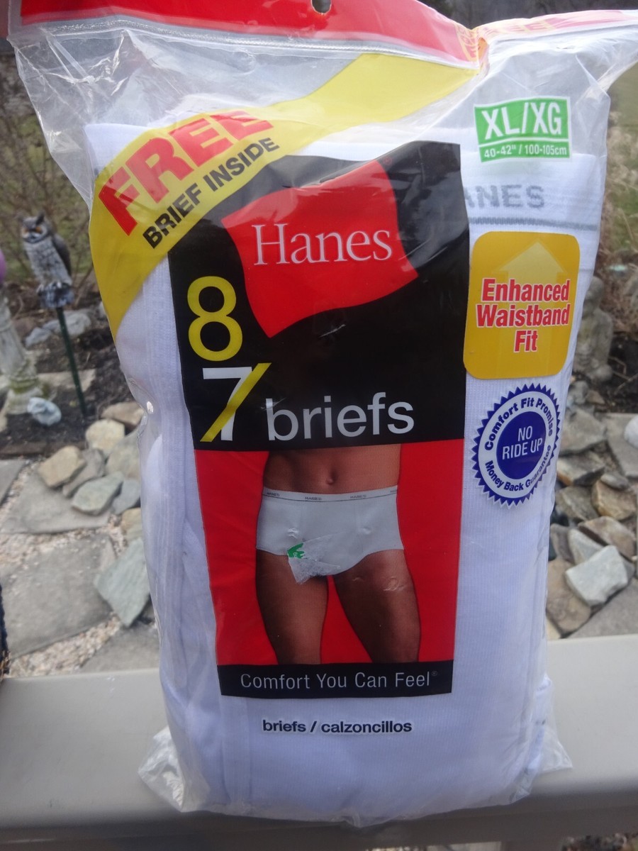 Hanes Vintage 2007 Men's Underwear Briefs XL/XG 40 Hanes Vintage 2007 Men's Underwear Briefs XL/XG 40