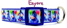 Eeyore dog collar Winnie The Poo Handmade adjustable buckle 1" wide or leash 
