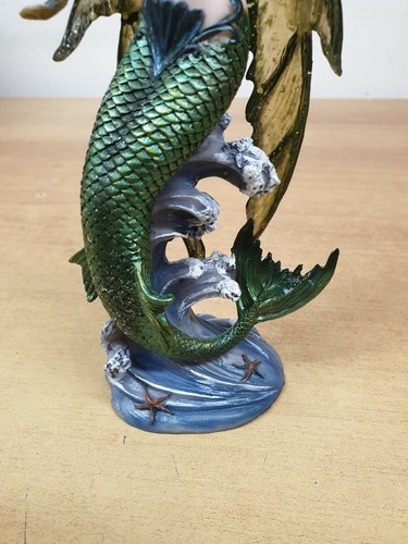 ELFEN FEES FATA HADAS MERMAID SIREN SYREN SIRENA VERDE SU ONDA NO LES ALPES - Picture 8 of 8