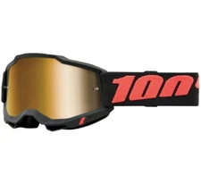 100 Percent Motocross Goggles Accuri 2 Borego with True Gold Mirrored Lens