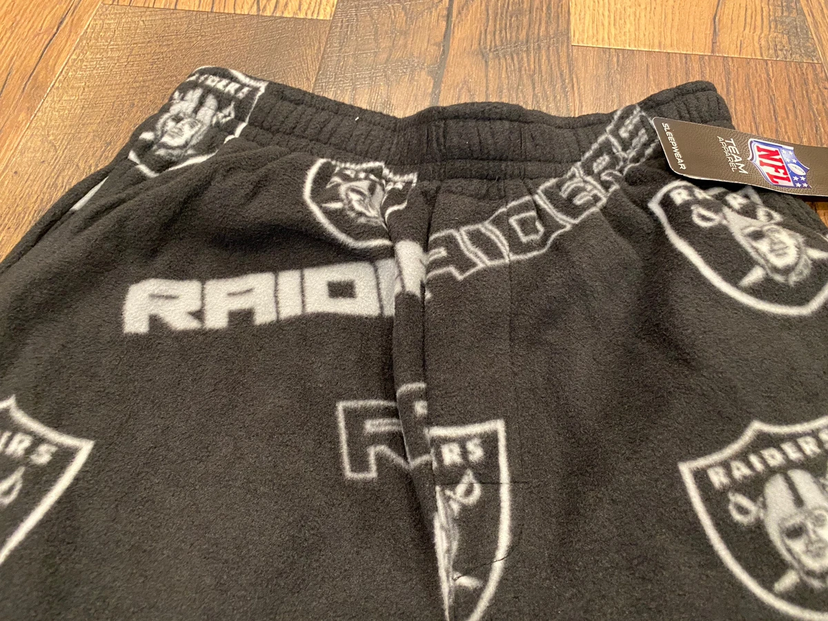 Las Vegas Raiders NFL Men's Keystone Fleece Lounge Pants Size XS ~ NWT