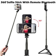 28-inch Universal Selfie Stick Tripod Stand for Cell Phone with Bluetooth Remote