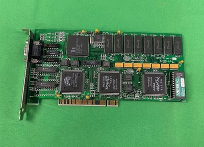 RARE Vintage 1993 Diamond ''Viper PCI'' 2MB Card Weitek 9000/9001
