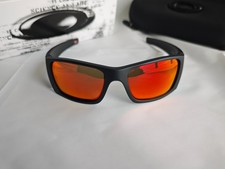 Oakley OO9096-50 FUEL CELL Matte Black Frame /Red Polarized Lens Sunglasses