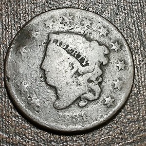 1831 Large Cent Medium Letters