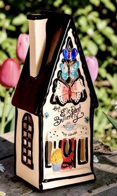 Blue Sky Clayworks THE ELEGANT BUTTERFLY  Candle House NEW 2026  Auth Retailer