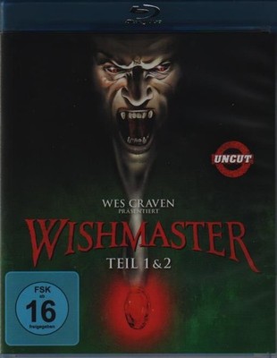 Wishmaster 1 + 2 Blu Ray + Teil 4 Uncut Version als DVD lesen