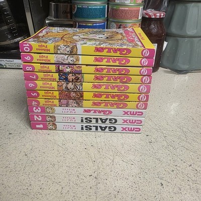 Gals! Manga Volumes 1-10 Complete Series English CMX Mihona Fujii