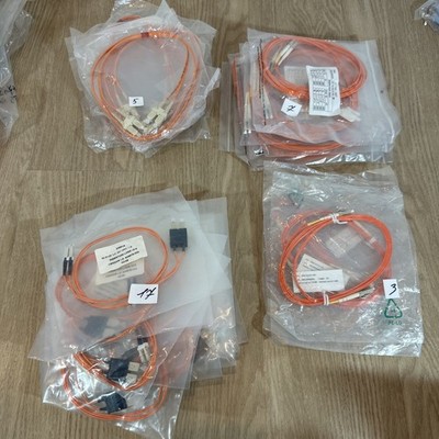 32ps 1m/2m/3m LC-SC Duplex 62.5/125 OM1 Multimode Fiber Patch Cable Orange Optic