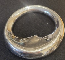 Tiffany & Co. Sterling Silver Man On The Moon Baby Rattle/Teething Ring. Vintage