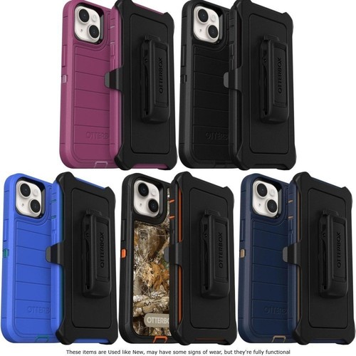 OtterBox Defender Pro Case for iPhone 14/13 Holster Clip Included