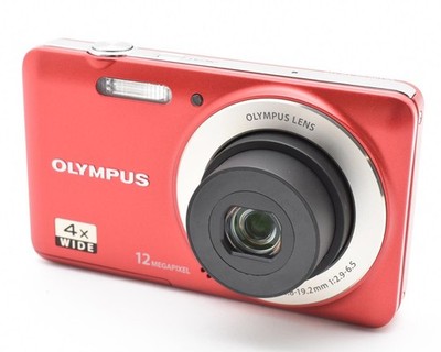 【美品】OLYMPUS オリンパス VG-110 レッド 箱 #O16 NEAR MINT] Olympus VG-110 Red 12.0MP digital compact camera Box