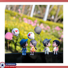 2 Pcs Lovely Couple Kiss Cartoon Figurines Car Dashboard Decor Resin Boy Girl I 2 Pcs Lovely Couple Kiss Cartoon Figurines Car Dashboard Decor Resin Boy Girl I