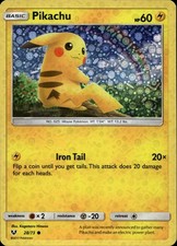 Pikachu 28 Shining Legends Holo Pokemon Card LP on eBay