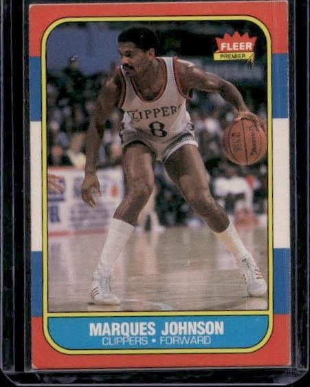 1986-87 Fleer #54 Marques Johnson