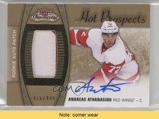 2015 Fleer Showcase Hot Prospects 416/499 Andreas Athanasiou Patch Auto READ 2d8