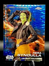 2024 Topps Chrome Star Wars Hera Syndulla Blue Pulsar Refractor 2