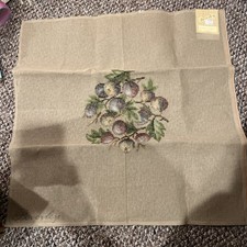 BEVERLY needlepoint canvas FRUIT  24" x 24" cotton canvas