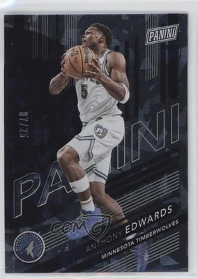 2024 Panini National Convention Cracked Ice 7/25 Anthony Edwards #28 0qw3