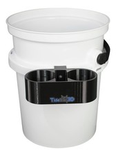 Drink and Phone Holder Compatible with YETI LoadOut Bucket (Black)