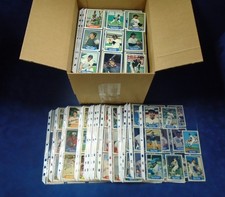 1982 FLEER BASEBALL LOT OF 4 PARTIAL SETS 2350 TOTAL CARDS IN PAGES MINT *373546