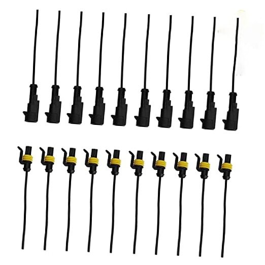 1 Pin Connector Waterproof Connector Plu,Male and Female Way Wire 1 PIN. Available Now for $24.21