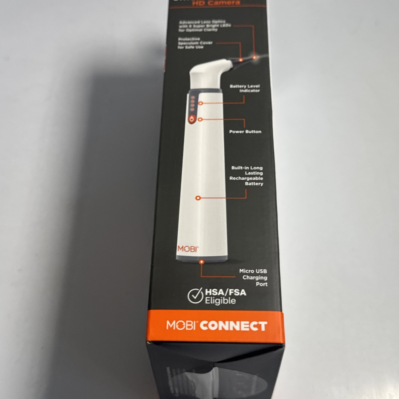 MOBI CONNECT Smart Wi-Fi Otoscope for Ears Nose & Throat with HD Camera Sealed