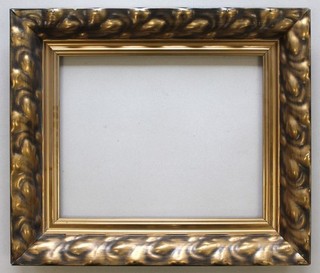 Relieferter Bilderrahmen antikisierend bronzefarben Holz Rahmung Montage 1980