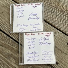 Perfect Pairs Words Sayings Stamps Set of 8 Stampin' Up Rubber Stamps