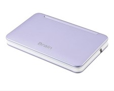 SHARP Electronic Dictionary Brain Purple & White Touch Pen Included, Used