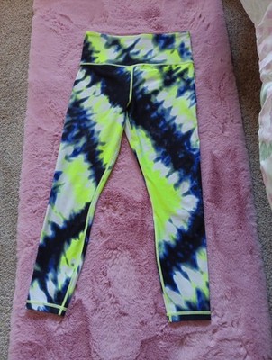 Athleta Elation Tie Dye 7/8 Tight Multicolored Pull On Size Small NWOT