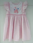 NWT Pleats & Stitches Disney Castle Embroidered & Smocked Dress Girl's Size 3T