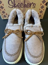 Skechers Moccasin Cozy Lined Slippers -Cozy Ojai-Mauve-10M A665699 PO