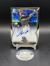 2023 Bowman Draft Chrome Jay Beshears #CDA-JBE Black Refractor Auto /75