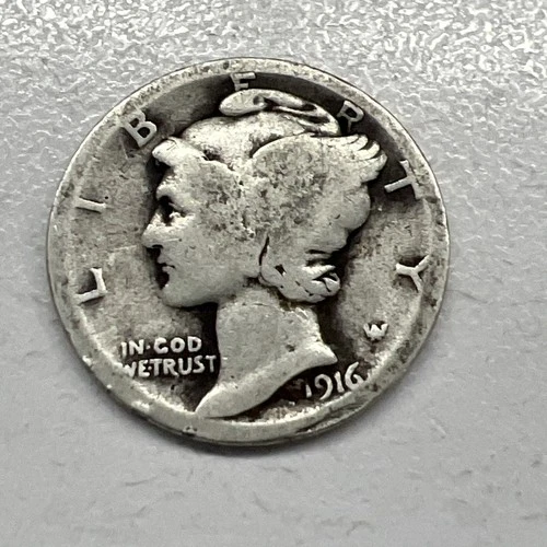 1916 MERCURY SILVER DIME ACTUAL COIN Get More Today & Save Shop Here Buy Here