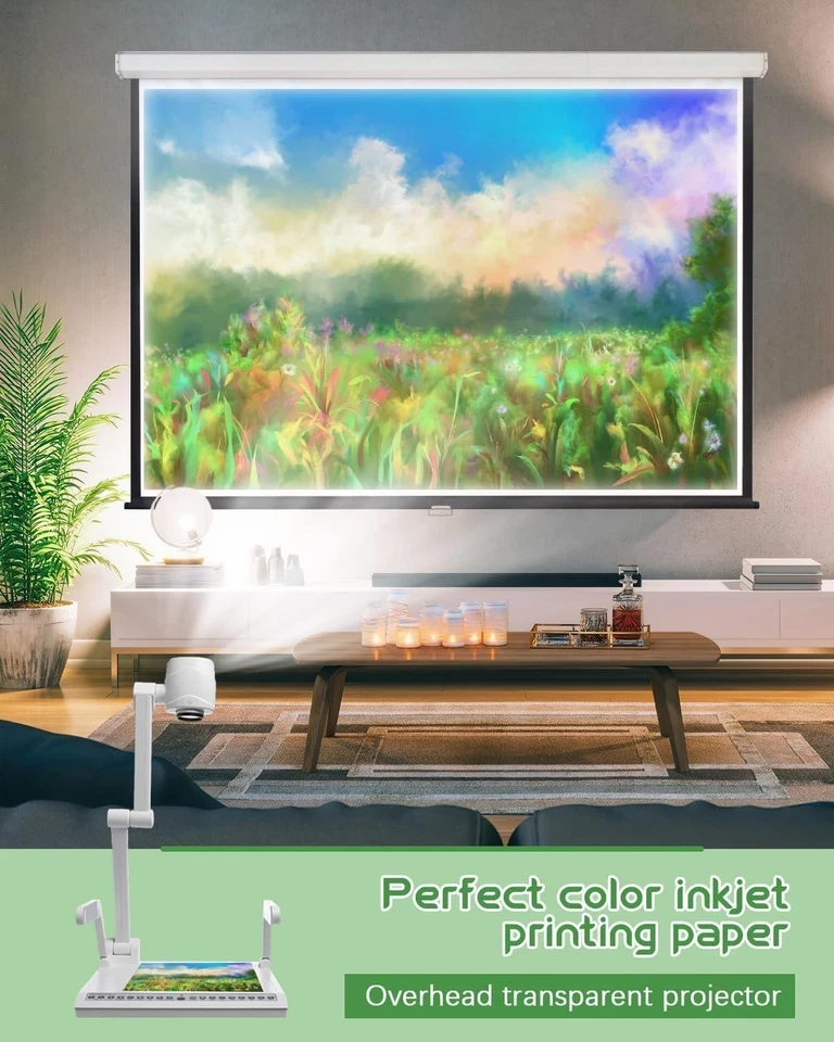 90 листов прозрачных листов для струйного принтера — 100% прозрачные Aceta... - Изображение 2 из 4