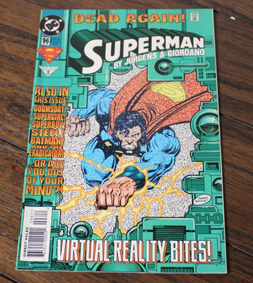 DC Comics Superman Dead Again Virtual Reality Bites