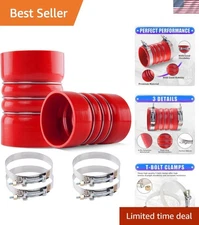 Silicone Charge Air Cooler Hump Hose 4" X 6" Heavy Duty Intercooler Hoses Boo...