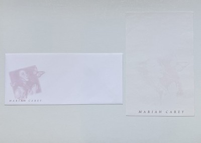Mariah Carey Stationary Page & Envelope