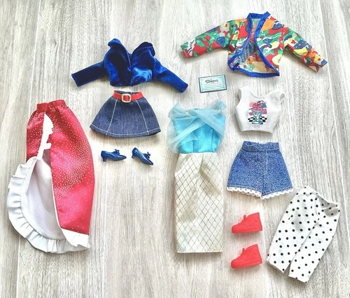 Barbie & Others Doll Clothes & Accessories Lot Assorted 1990s Vintage