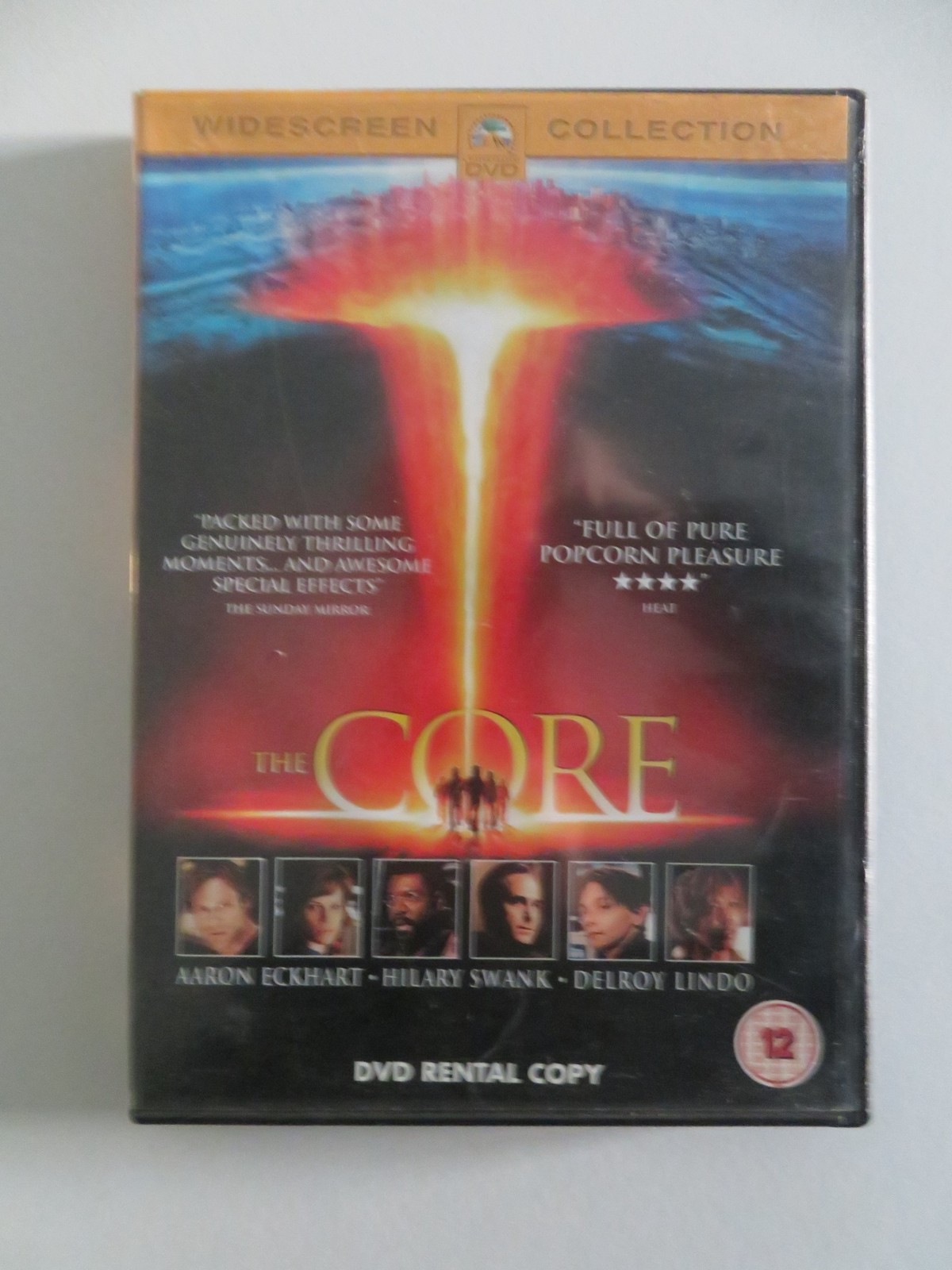 THE CORE (DVD) AARON ECKHART HILARY SWANK 2003 REGION 2