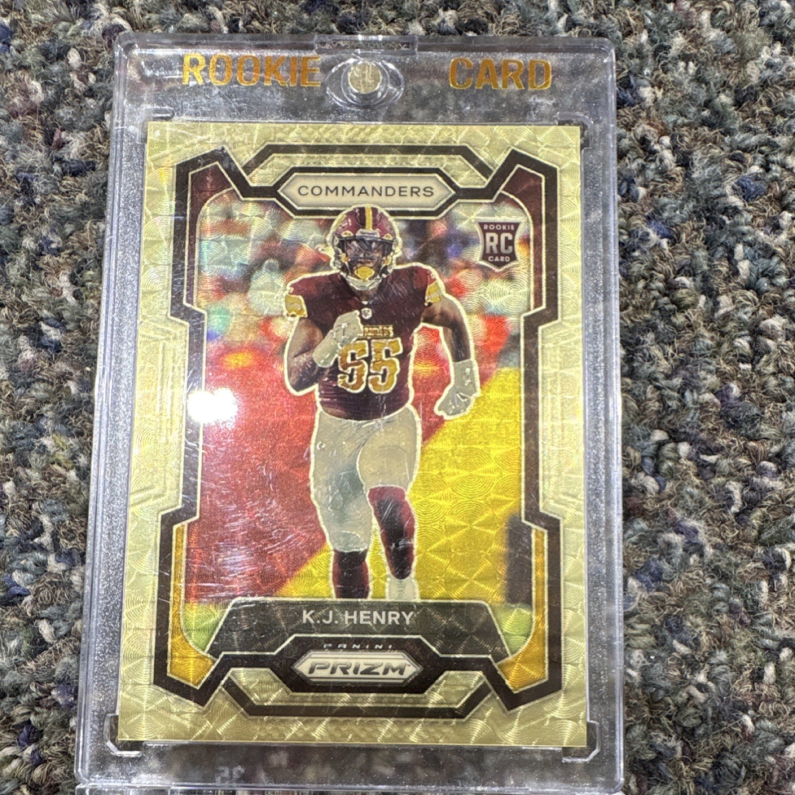 KJ Henry Panini Prizm #400 Gold