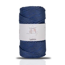 3mm Sparkle Macrame Cord 131 Yards Polypropylene Rope for Wall Hanging Crafts