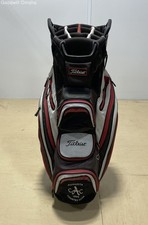 Titleist 14-Way Golf Cart/Carry Bag Red/White/Black W/ Shoulder Strap