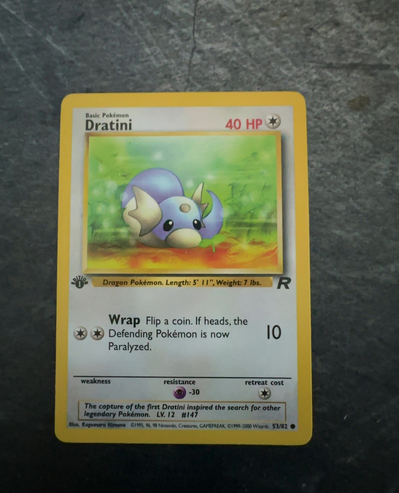 Pokemon TCG Dratini 1st Edition [Team Rocket - 53/82]
